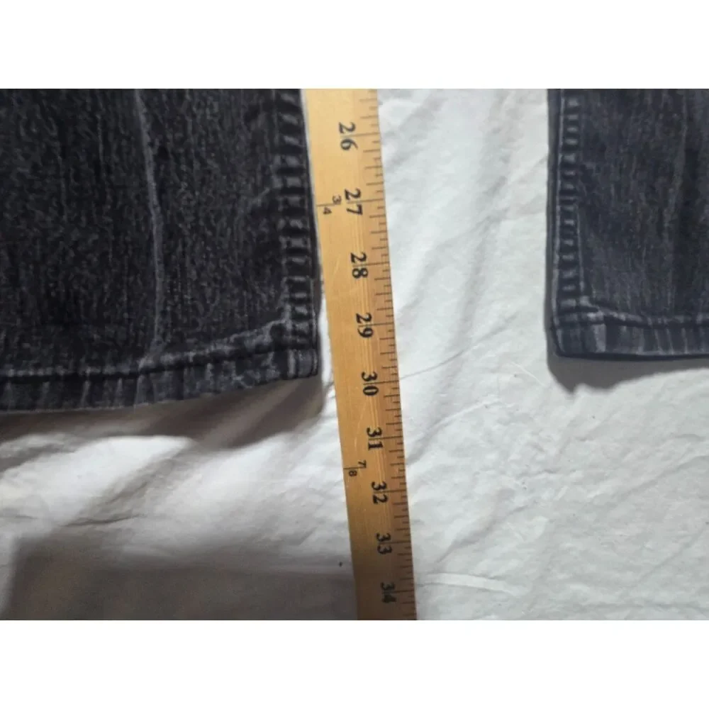 Levi Strauss Signature Size 36 x 30 Black Skinny Mens Jeans - 28